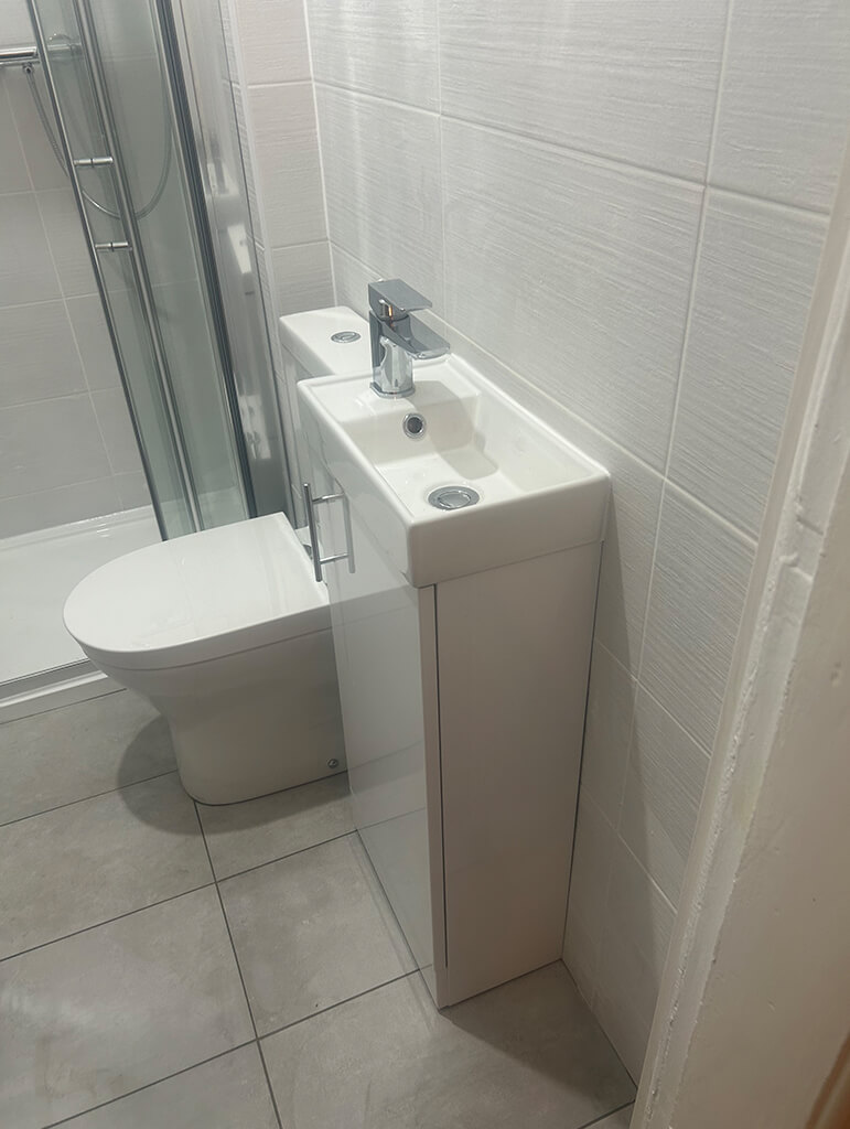 Small Shower Room Installation - Cuddington Northwich